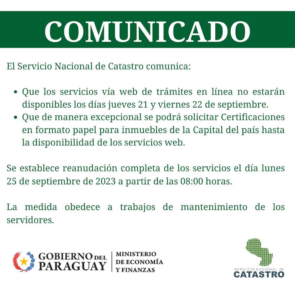 COMUNICADO SNC 